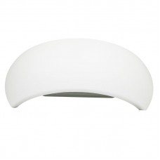 Απλίκα Τοίχου Διπλής Κατεύθυνσης με ντουί E14 Polycarbonate Λευκή